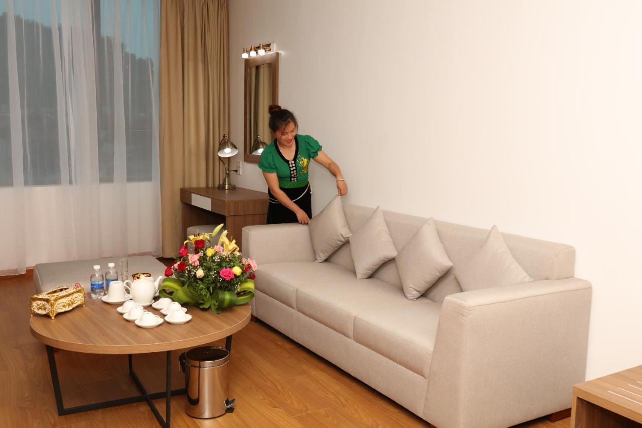 Khach San Hoa Ban Trang Hotel Son La Bagian luar foto